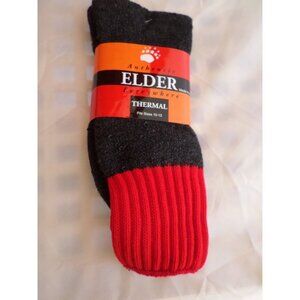 1 Pair Large Elder 20 % Wool Thermal Hi Visibility Boot Sock 10-13 Made in USA